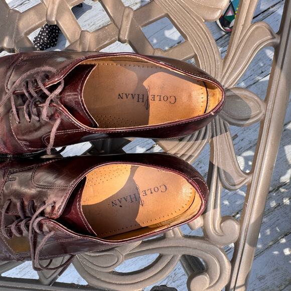 Cole Haan EUC brown men’s leather dress shoe size 10 main image 6